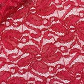 Elasztikus glitteres csipke - BORDEAUX